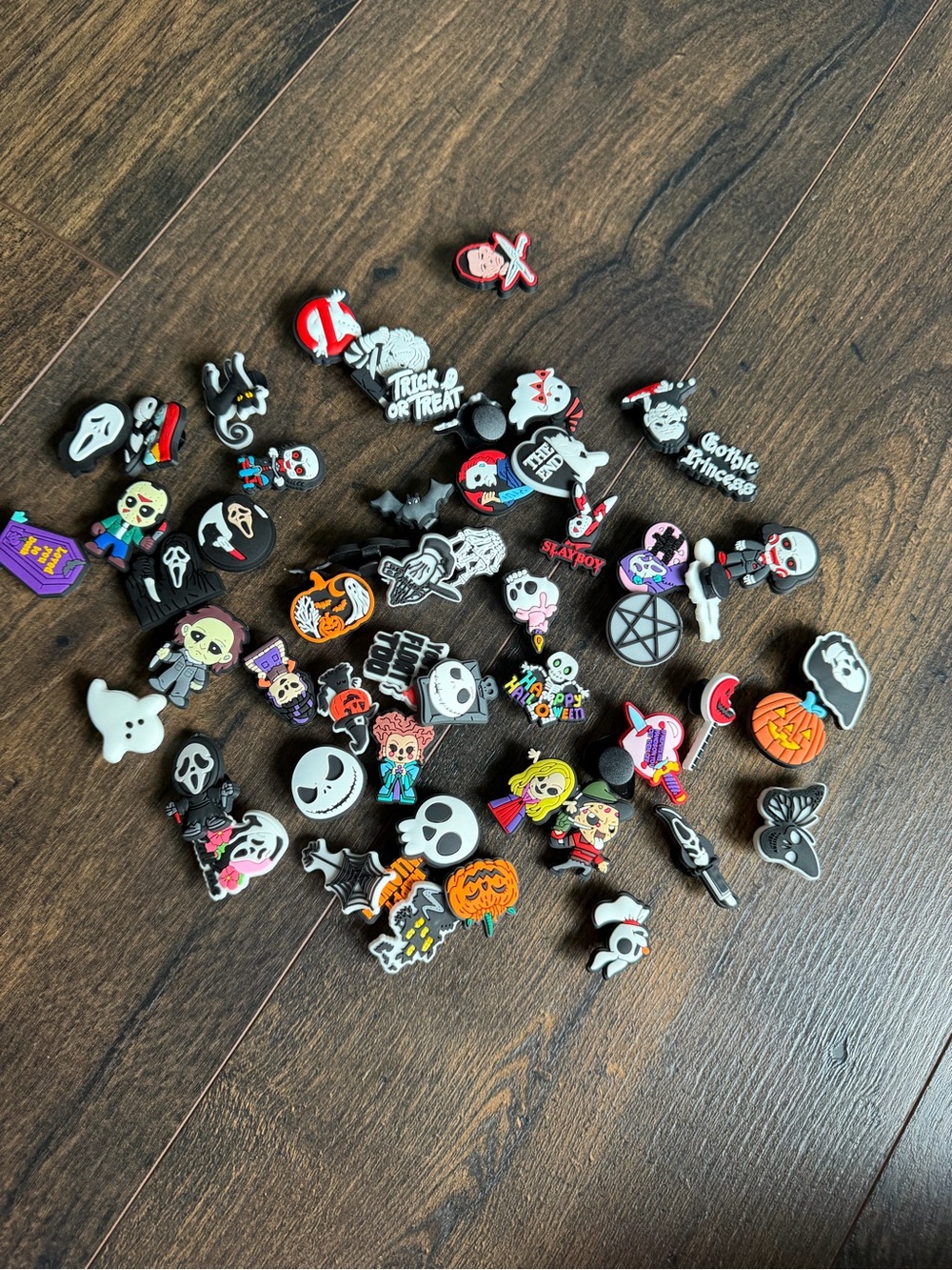 Halloween Themed Kids Shoe Charms - Assorted Colors